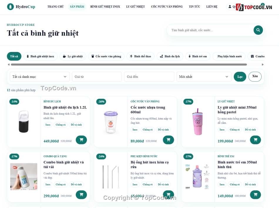 bán web,code w    eb,web bán nươc